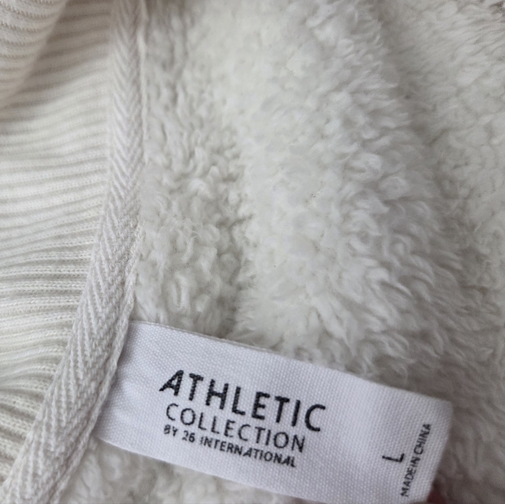 Athletic Collection By 26 International Quarter-Zip Fleece Pullover Sz.L - Picture 4 of 10